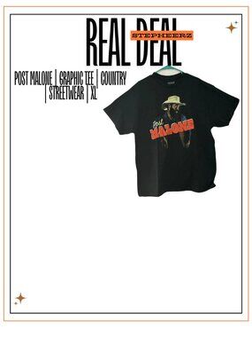 Post Malone | Graphic Tee | Country | streetwear |XL